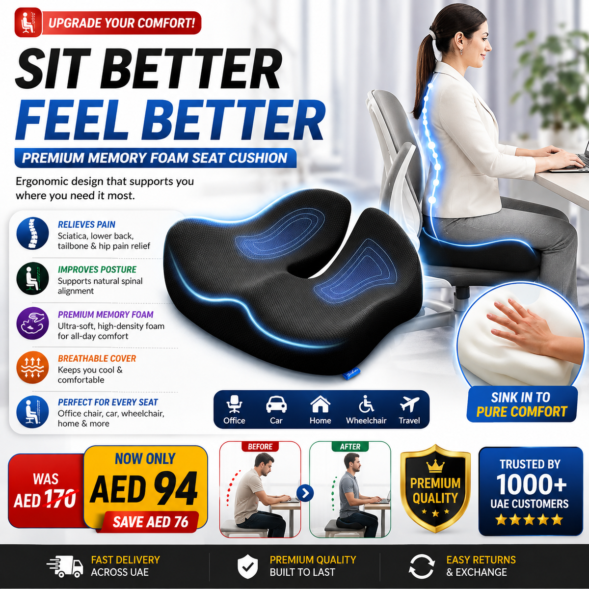 Pioneering Ergonomic Seat Cushions