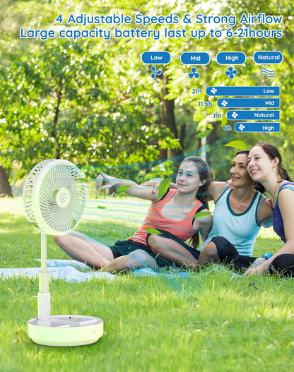 Portable Rechargeable Folding Fan