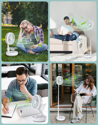 Portable Rechargeable Folding Fan