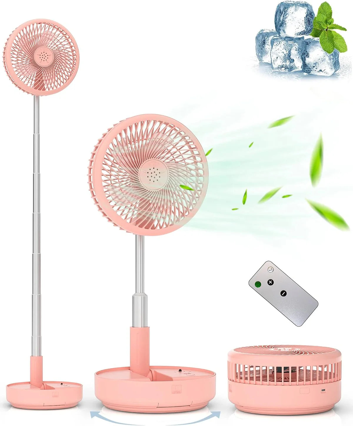 Portable Rechargeable Folding Fan