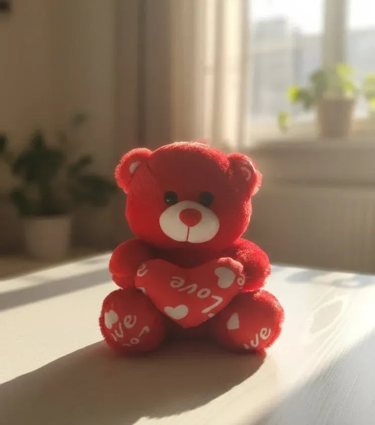 Red Love Teddy Bear Plush Toy
